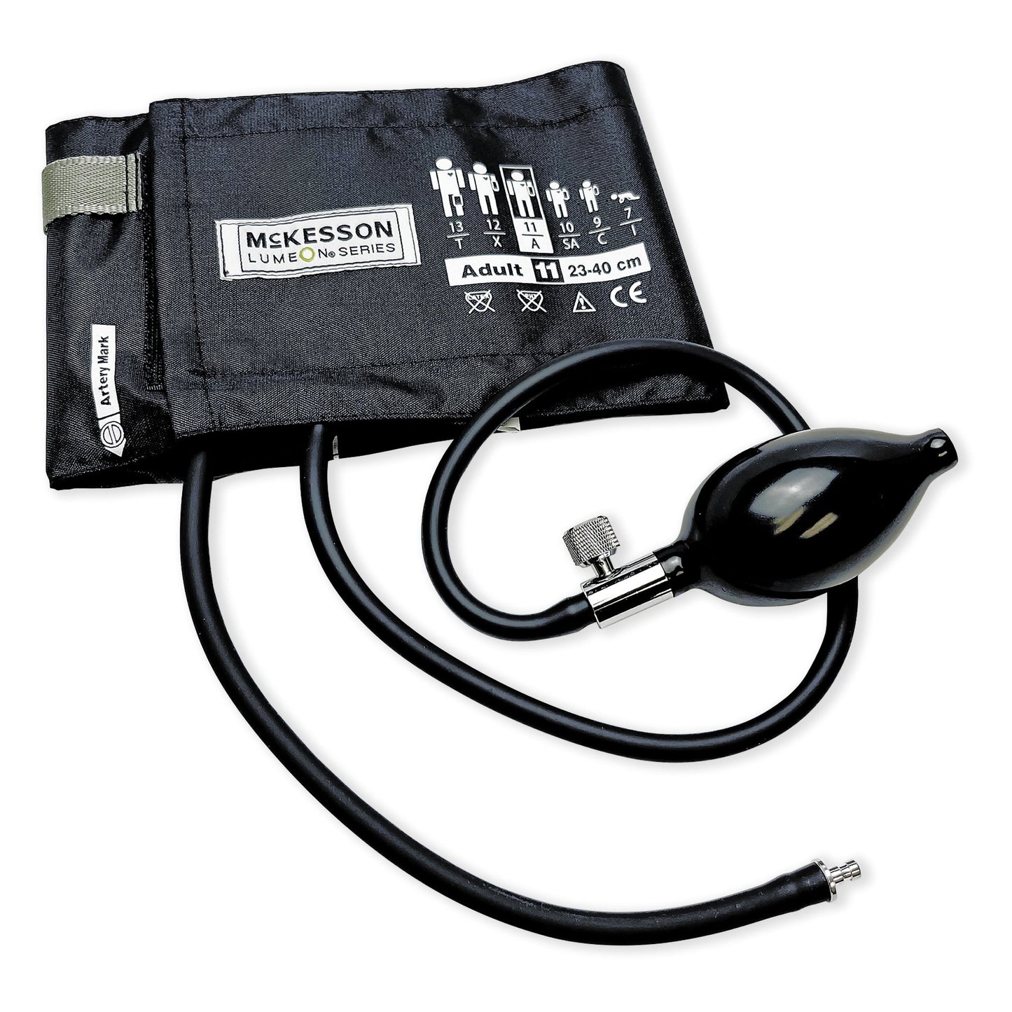 McKesson Lumeon Nylon Blood Pressure Bulb and Cuff Case of 15