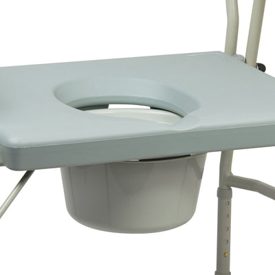 McKesson Oversized Drop-Arm Commode