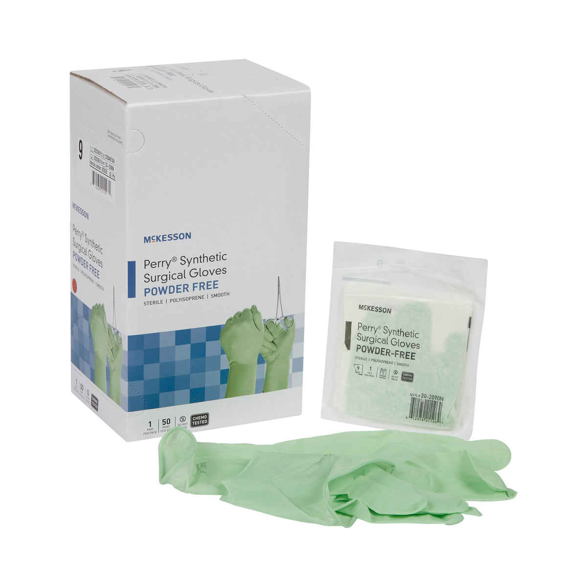 McKesson Perry® Performance Plus Polyisoprene Surgical Glove 5.5 Box of 50