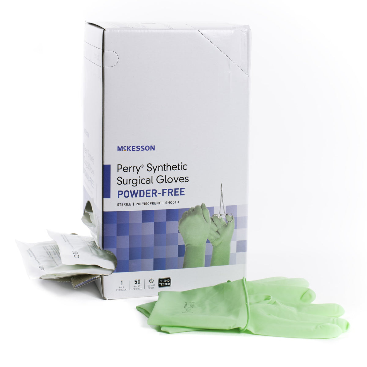 McKesson Perry® Performance Plus Polyisoprene Surgical Glove 5.5 Box of 50