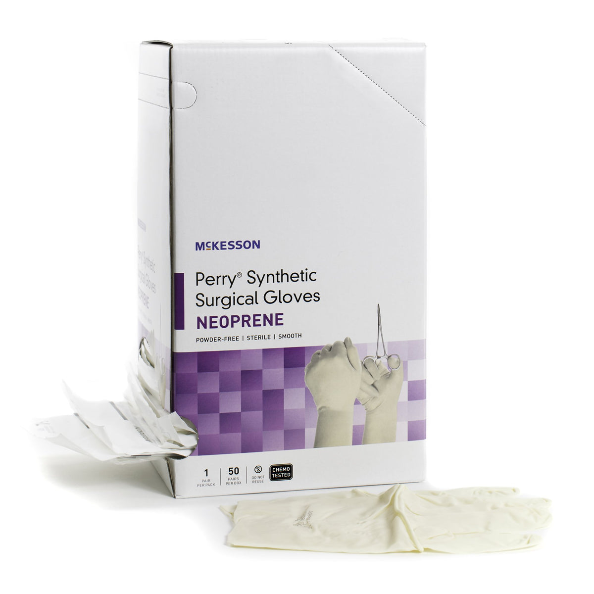 McKesson Perry® Polychloroprene Surgical Glove 5.5 1 Pair