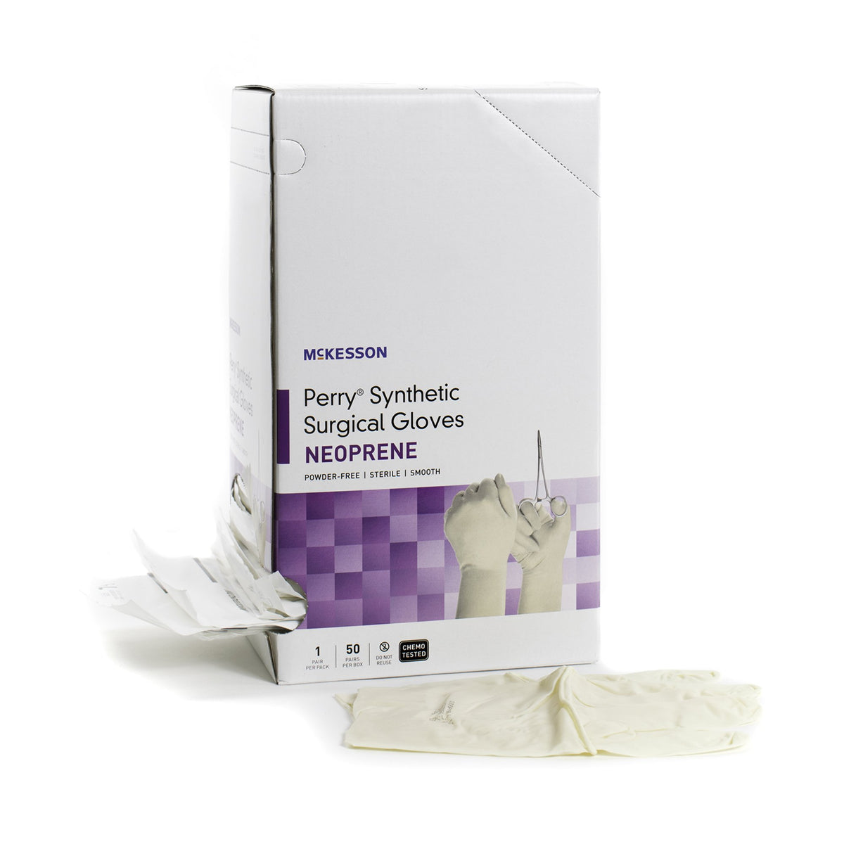 McKesson Perry® Polychloroprene Surgical Glove 5.5 1 Pair