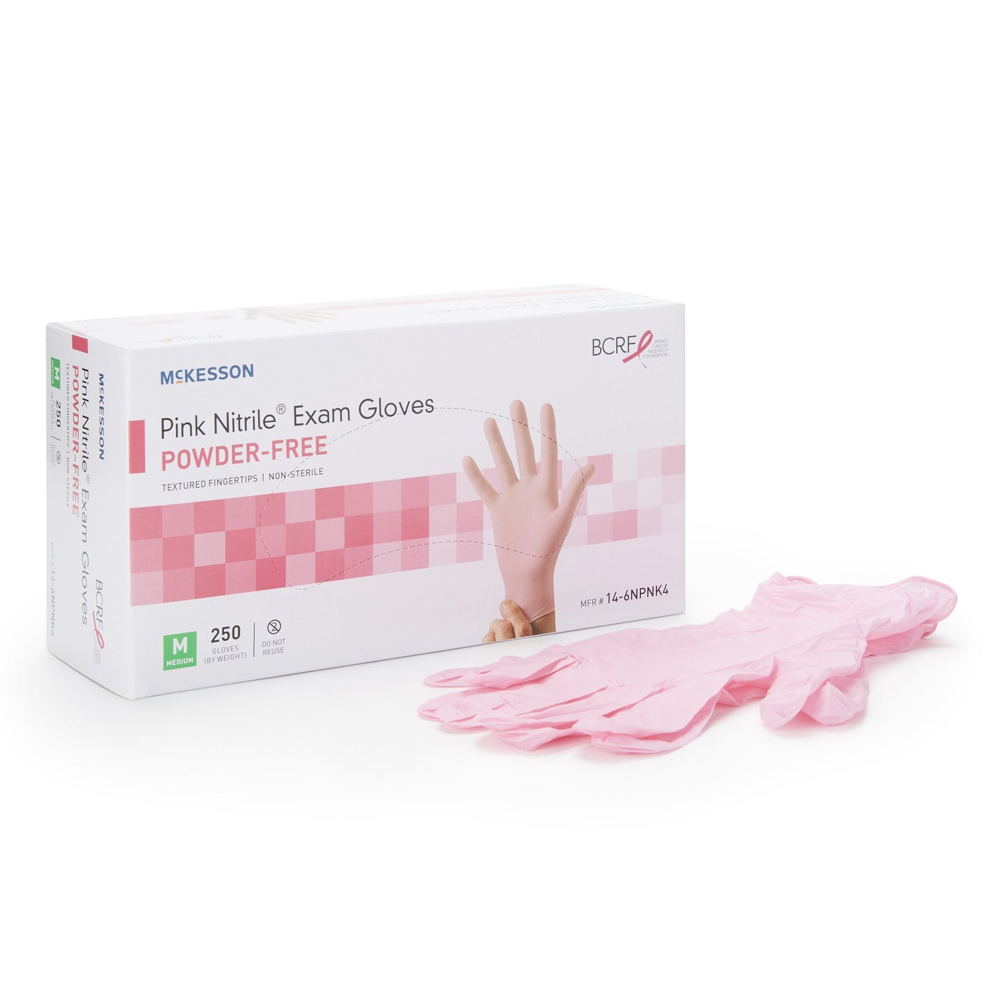McKesson Pink Nitrile® Exam Glove S Box of 250
