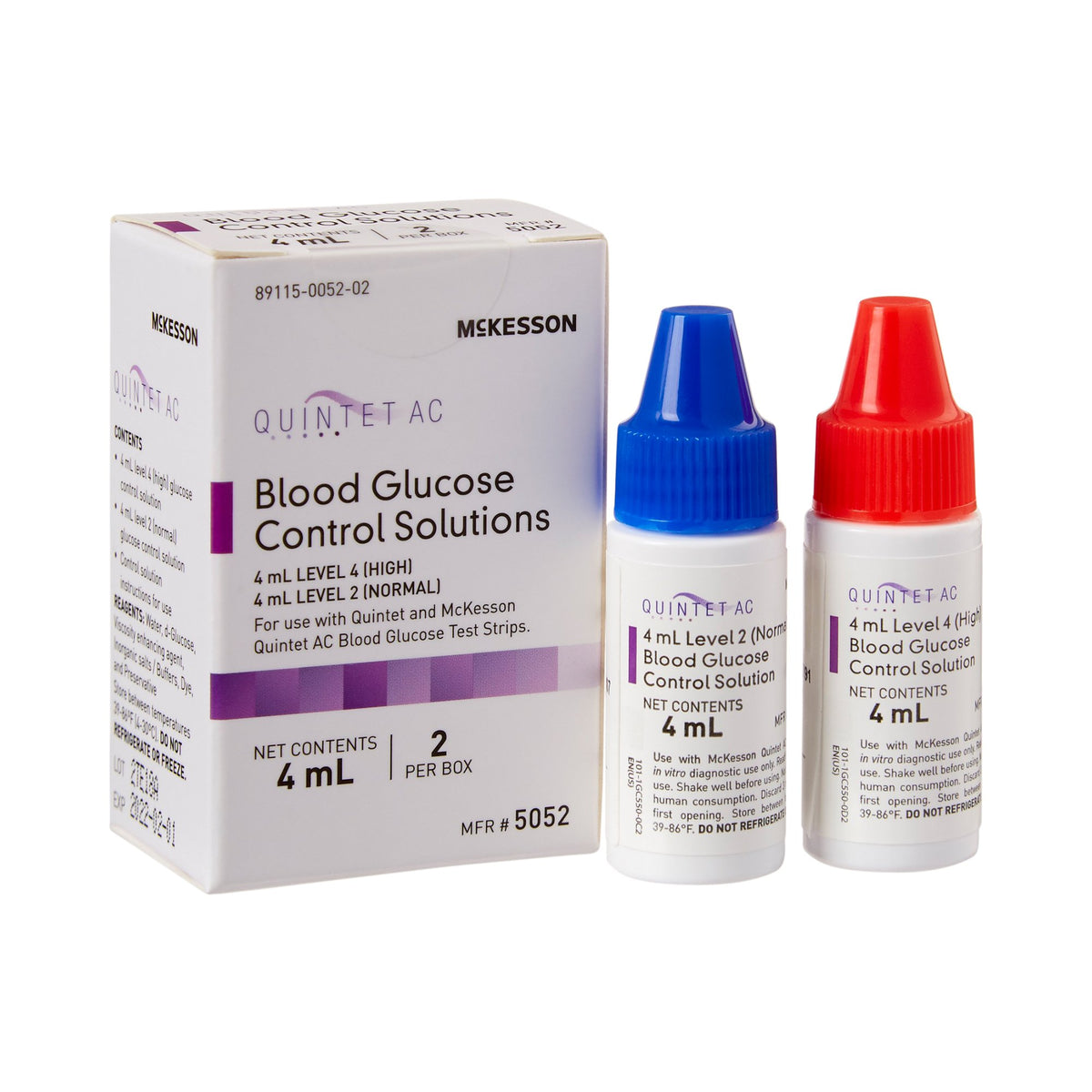 McKesson Quintet AC Glucose Control Solution 1 Each