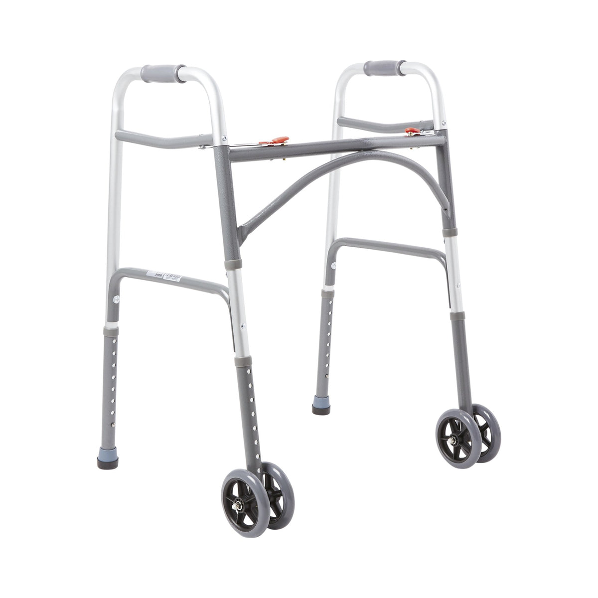 McKesson Steel Bariatric Folding Walker Silver 32.5" - 39" 1 Each