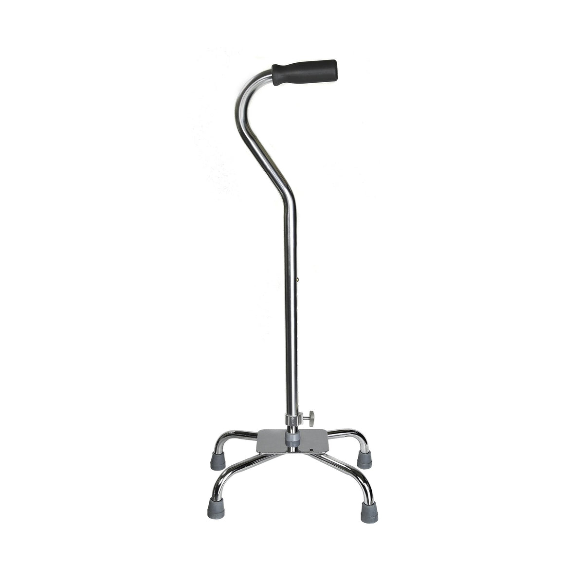 McKesson Steel Chrome Offset Quad Cane Chrome 29" – 37½" 1 Each