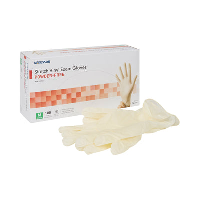 McKesson Stretch Vinyl Exam Glove S Box of 100