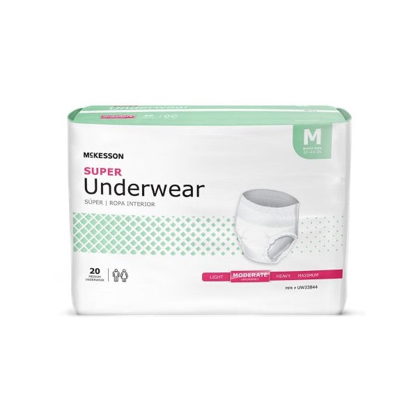 McKesson Super Underwear Medium Bag of 20