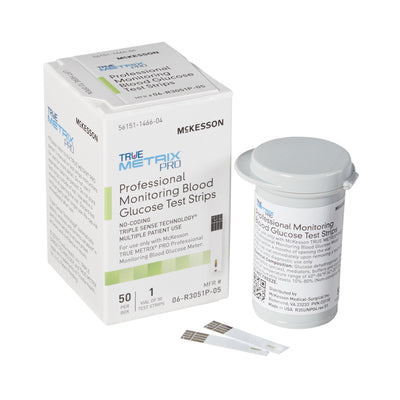 McKesson TRUE METRIX PRO Blood Glucose Test Strips Case of 1200
