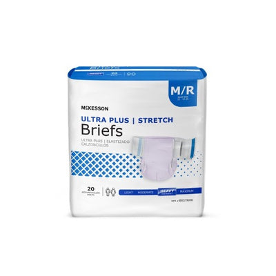 McKesson Ultra Plus Stretch Briefs Medium 1 Bag