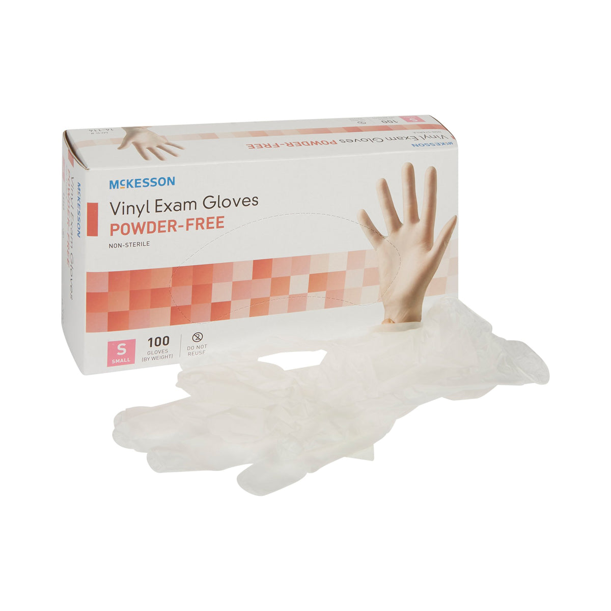 McKesson Vinyl Exam Glove XS Box of 10