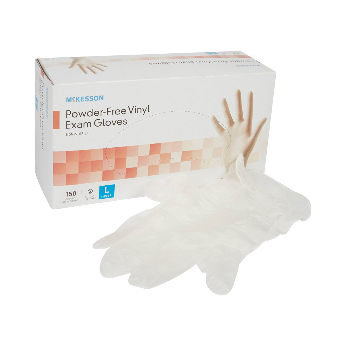 McKesson Vinyl Exam Glove XS Box of 10
