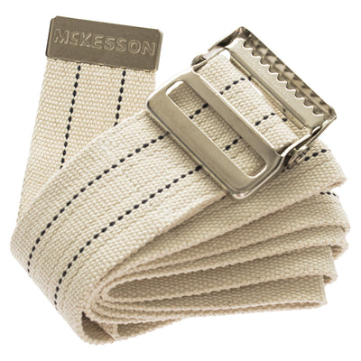 McKesson White Gait Belt Metal Buckle 1 Each