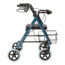 Guardian® Deluxe Rollator with 8" Wheels Blue