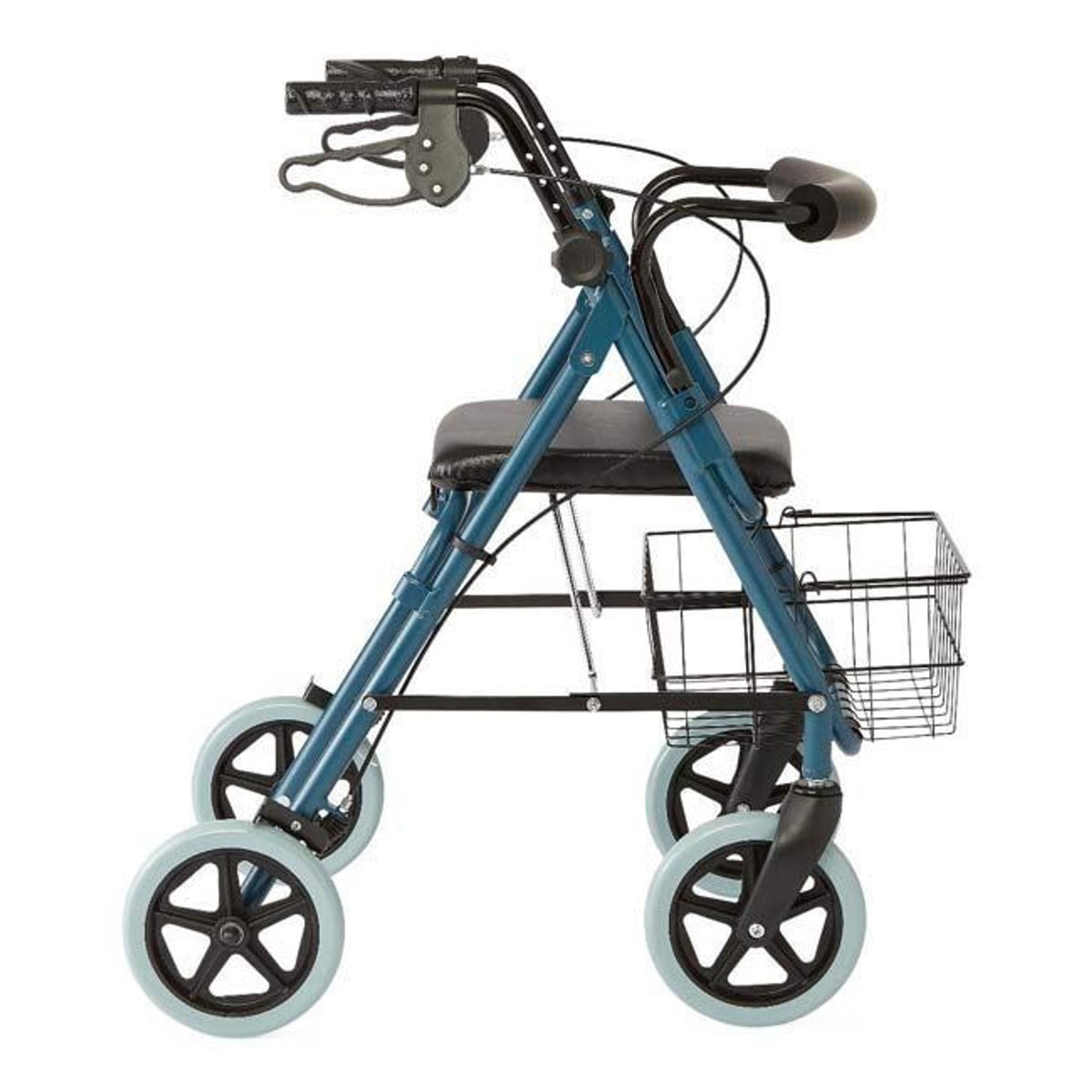 Guardian® Deluxe Rollator with 8" Wheels Blue