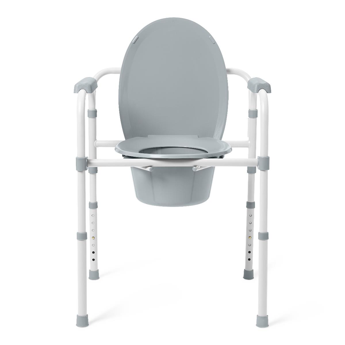 Guardian® Folding 3-in-1 Steel Commode Each