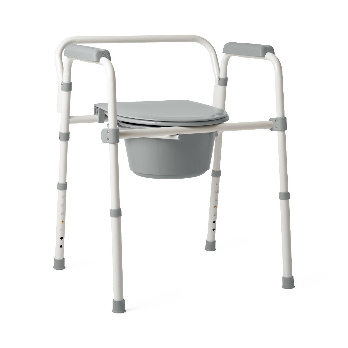 Guardian® Folding 3-in-1 Aluminum Commode