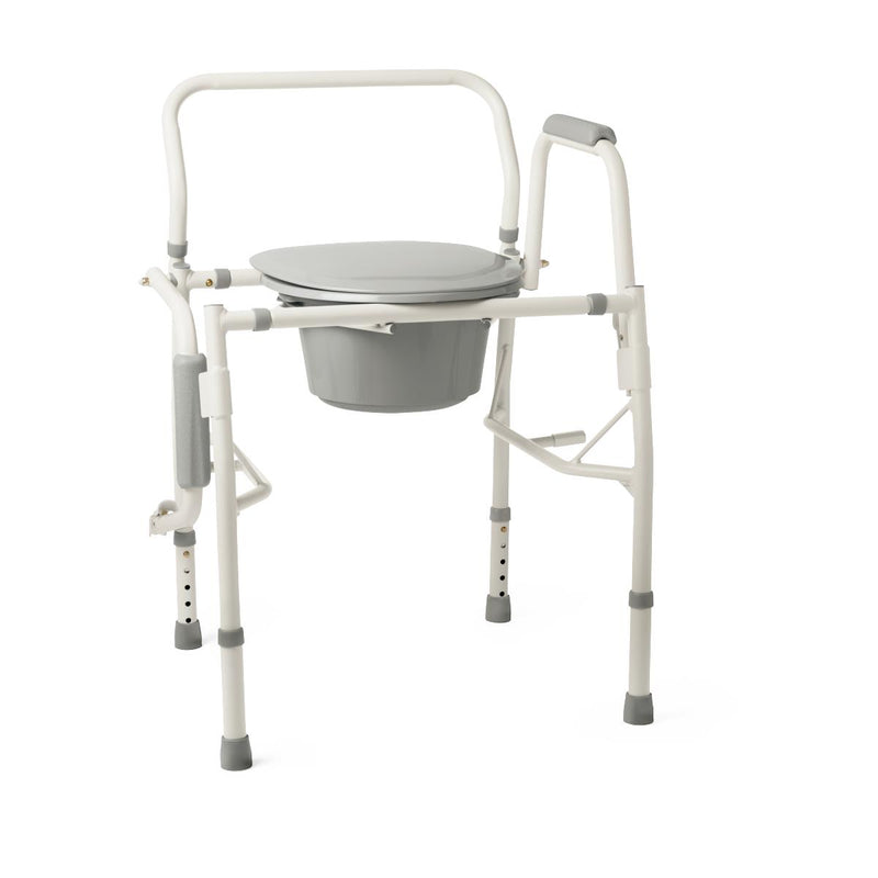 Guardian® Non-Padded Drop-Arm Commode