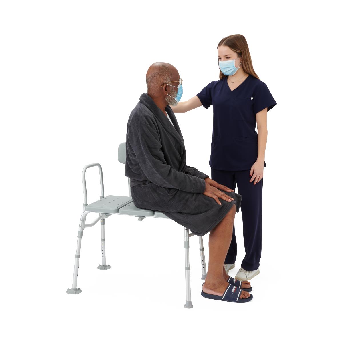 Guardian® Non-Padded Transfer Bench