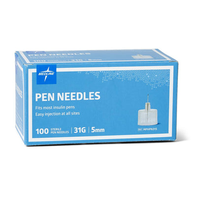 Medline Pen Needles 29 Gauge 12 mm