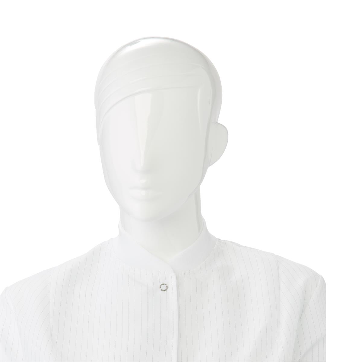 Medline ResiStat® Mens Static & Fluid-Resistant Barrier Lab Coat XS White