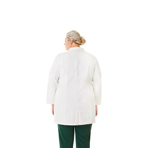 Medline Women's Staff Length 6-Pocket Lab Coats XS