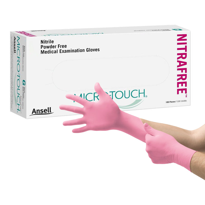 Micro-Touch® NitraFree™ Nitrile Exam Glove S Box of 100
