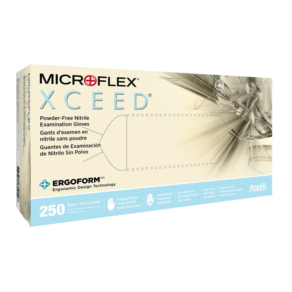 Microflex® Xceed® Nitrile Gloves XS Box of 250