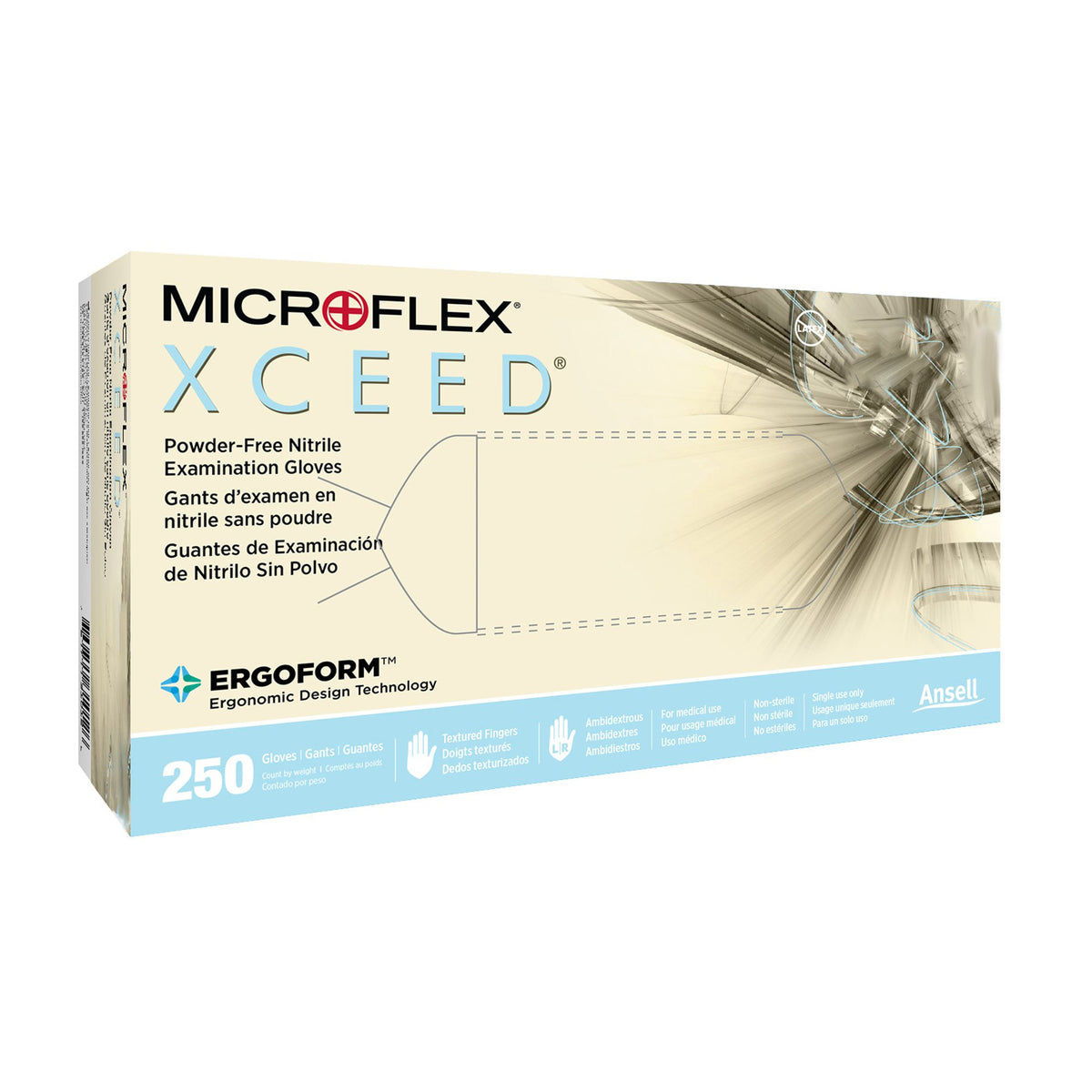 Microflex® Xceed® Nitrile Gloves XS Box of 250