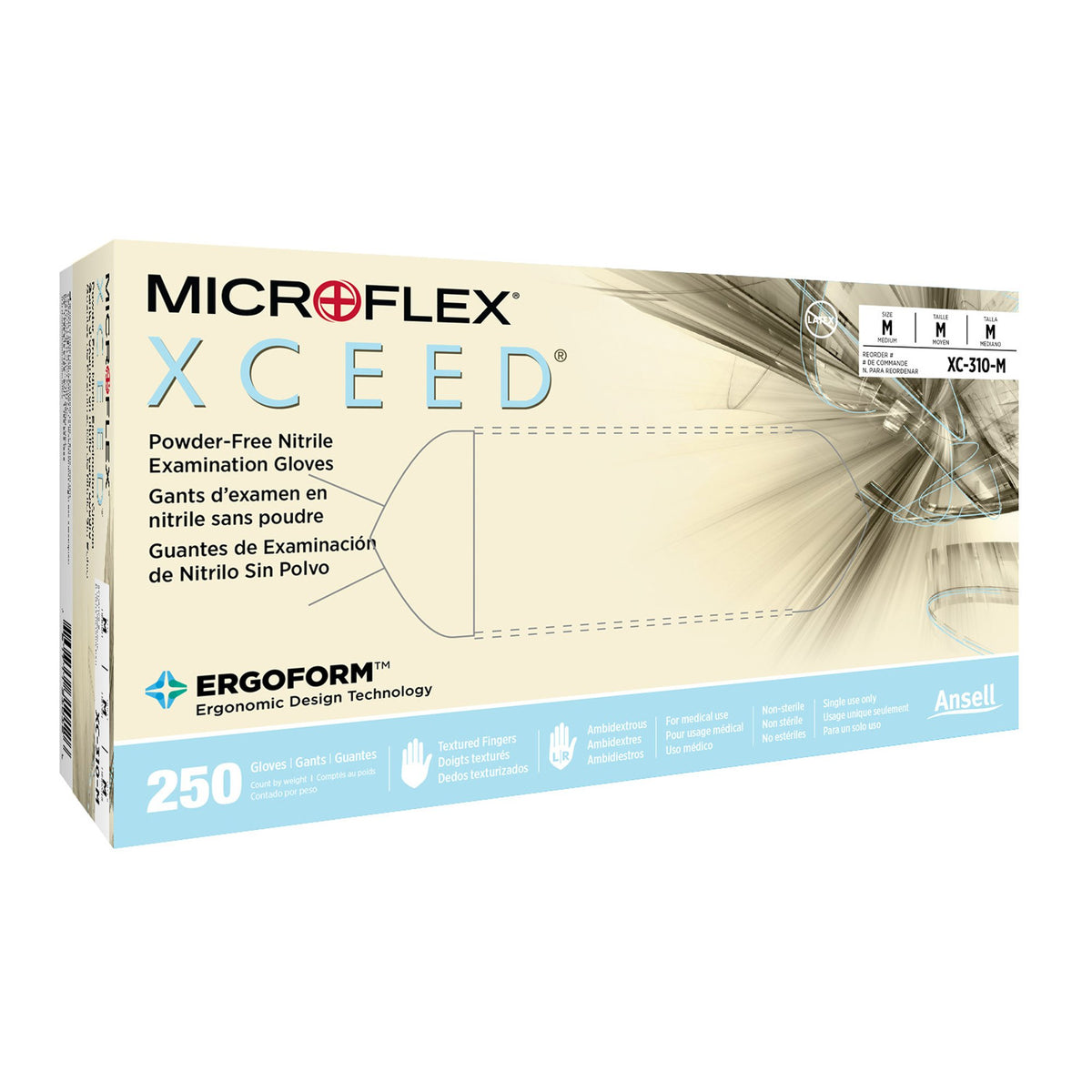Microflex® Xceed® Nitrile Gloves XS Box of 250