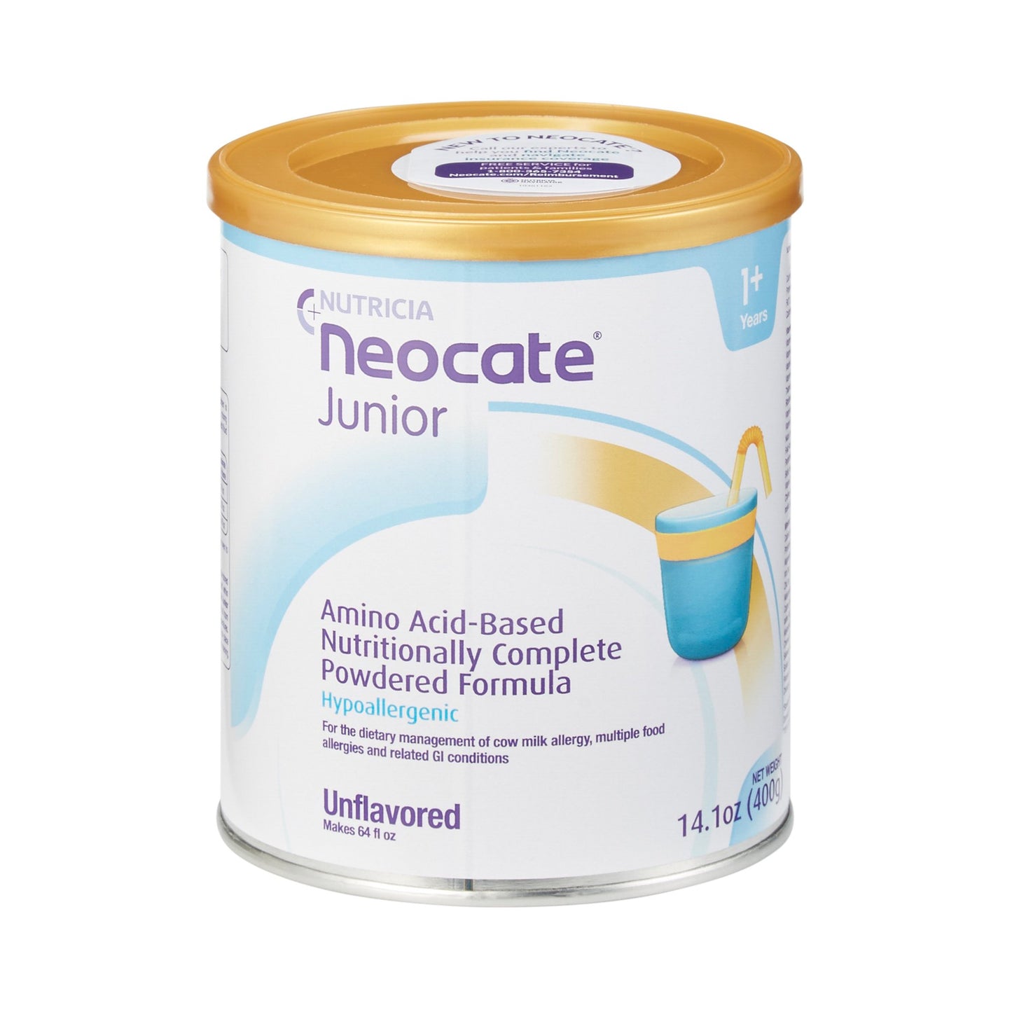 Neocate® Junior Amino Acid–Based Nutritionally Complete Powdered Formula Original Case of 4