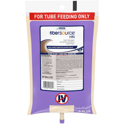 Nestle Tube Feeding Formula Fibersource HN 250 mL Case of 24