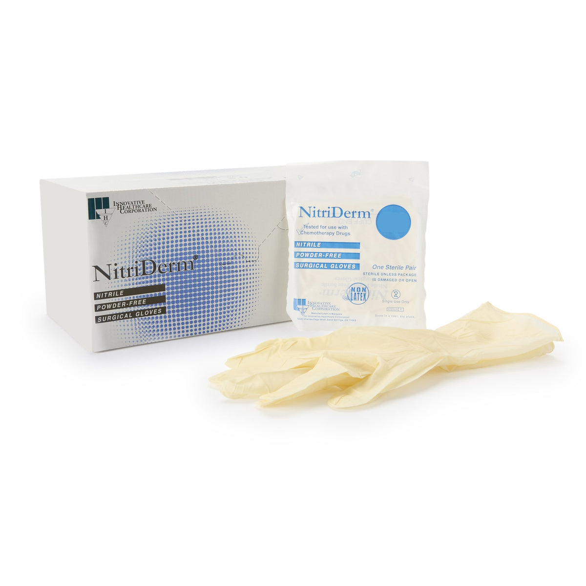 NitriDerm® Nitrile Surgical Glove 6.5 Box of 50