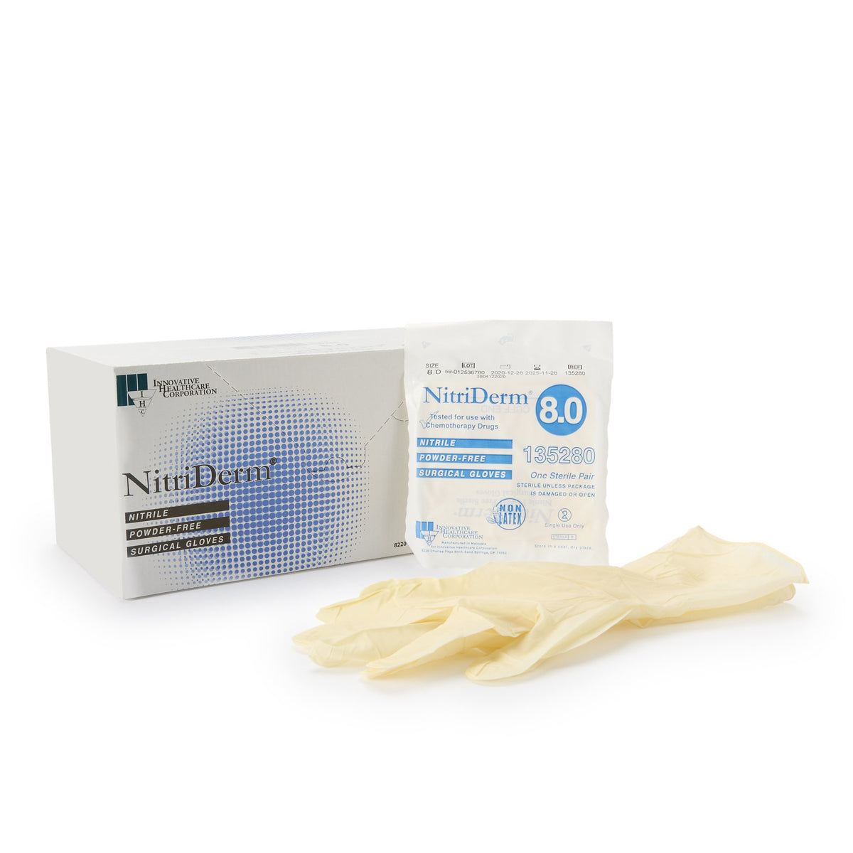 NitriDerm® Nitrile Surgical Glove 6.5 Box of 50