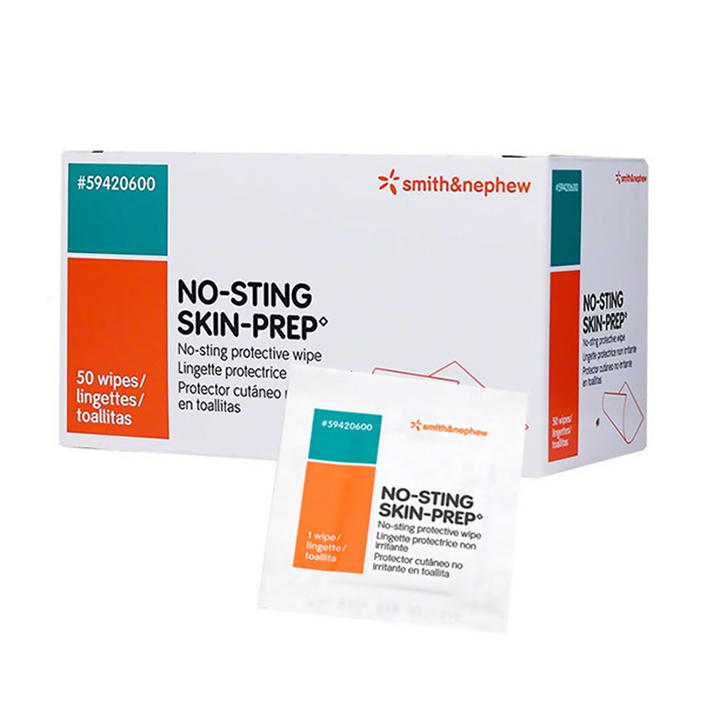 No-Sting Skin-Prep™ Prep Pad Case of 50