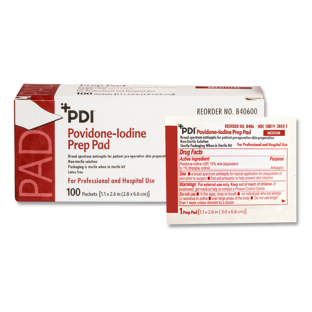 PDI® PVP Prep Pad Case of 1000