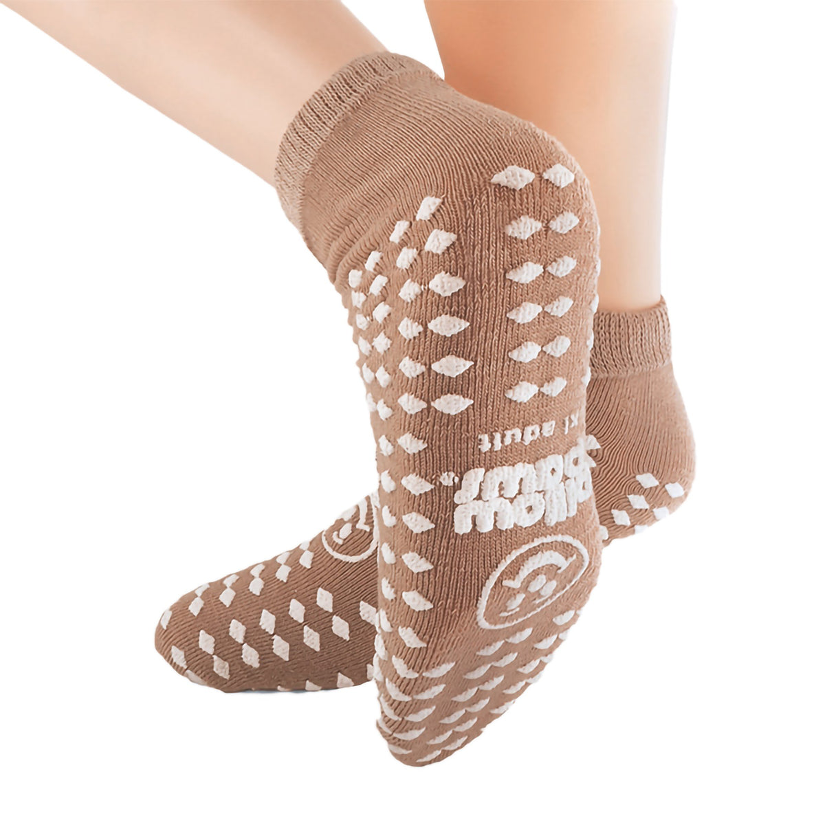 Pillow Paws® Ankle High Double Imprint Terries™ Slipper Socks Regular Teal Case of 48