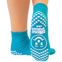 Pillow Paws® Single Tread Terries™ Slipper Socks Large Teal 1 Pair