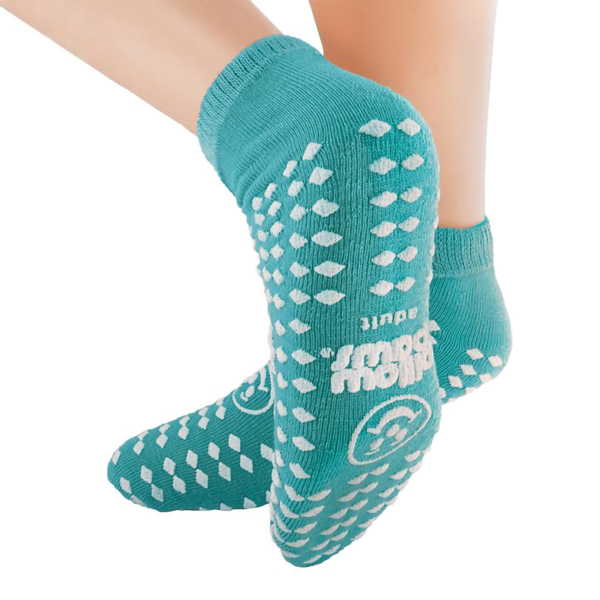 Pillow Paws® Slipper Socks Double Print 2XL Gray Case of 48