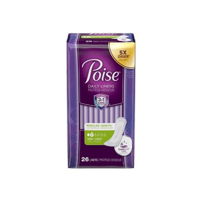 Poise Light Bladder Control Pads 8-1/2 Inch Length Case of 264