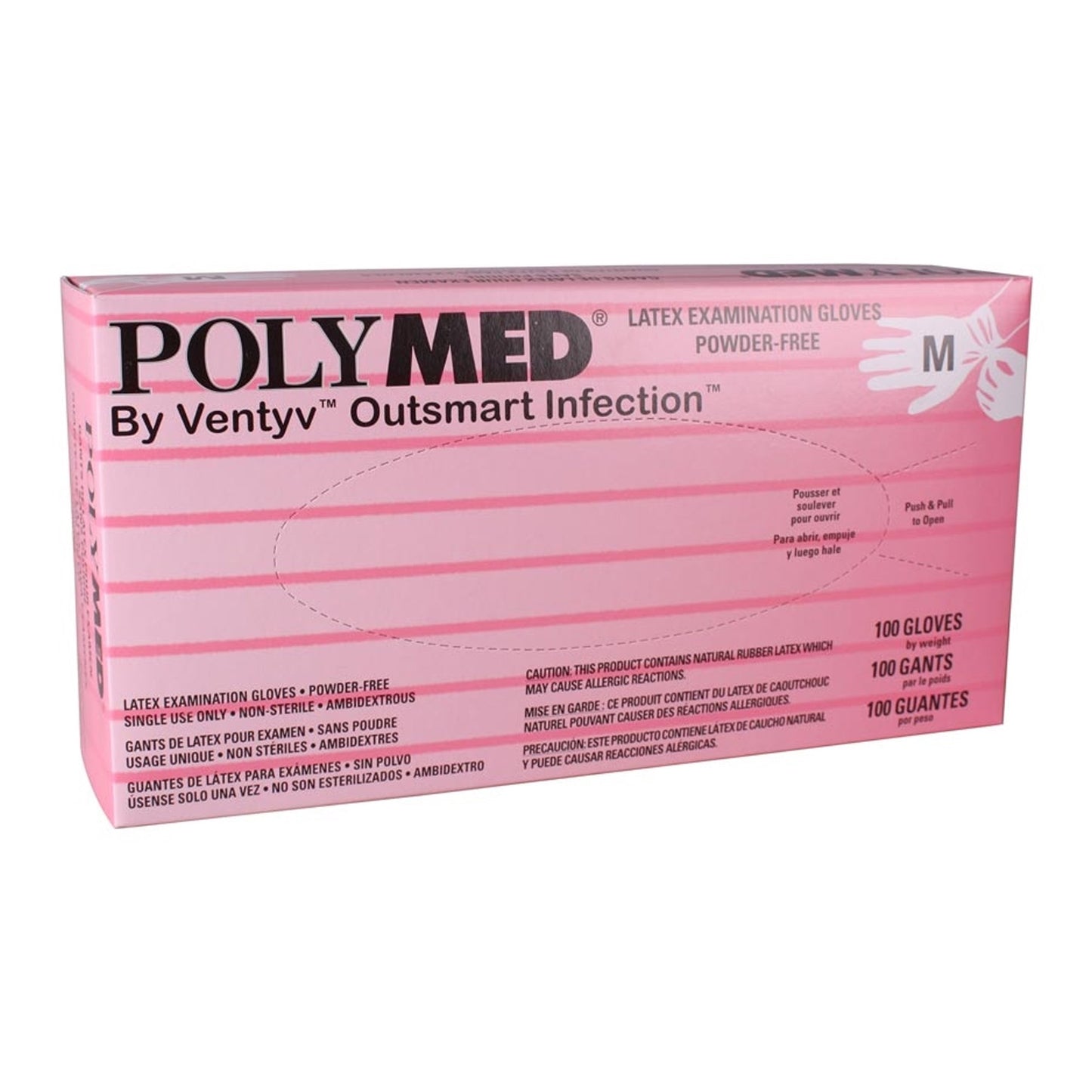 Polymed® Latex Exam Glove XS Box of 100