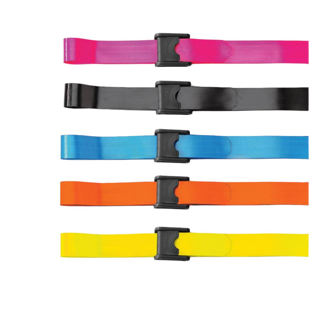 Posey® EZ-Clean Black Nylon Gait Belt