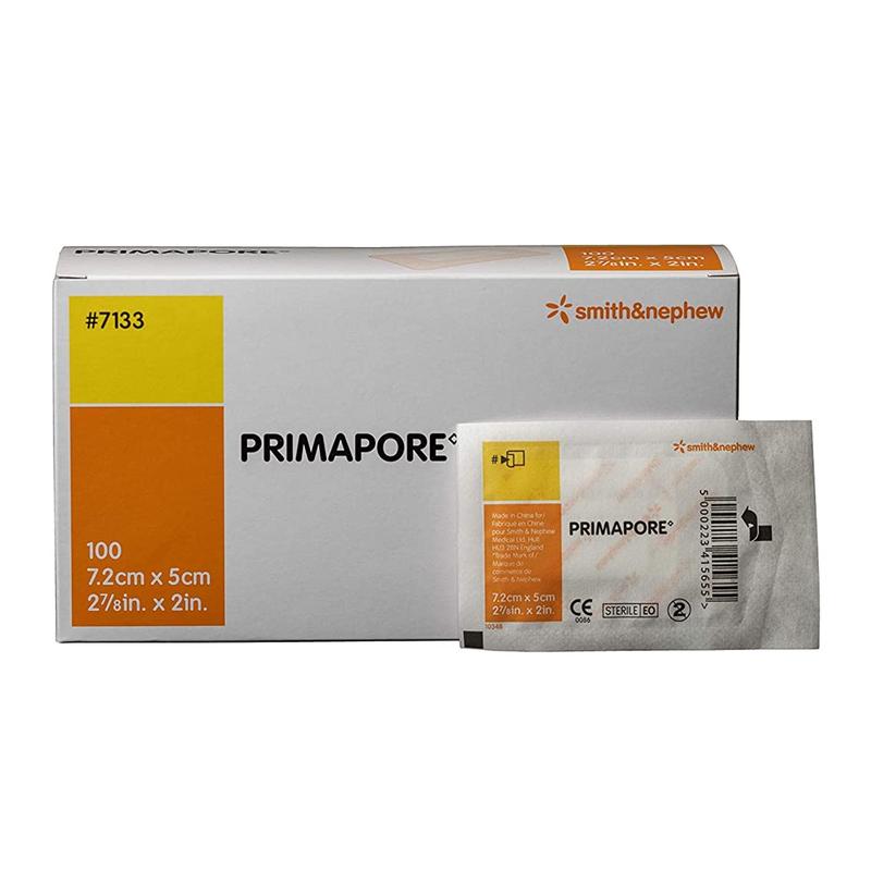 Primapore White Adhesive Dressing White 2" x 3" 1 Each