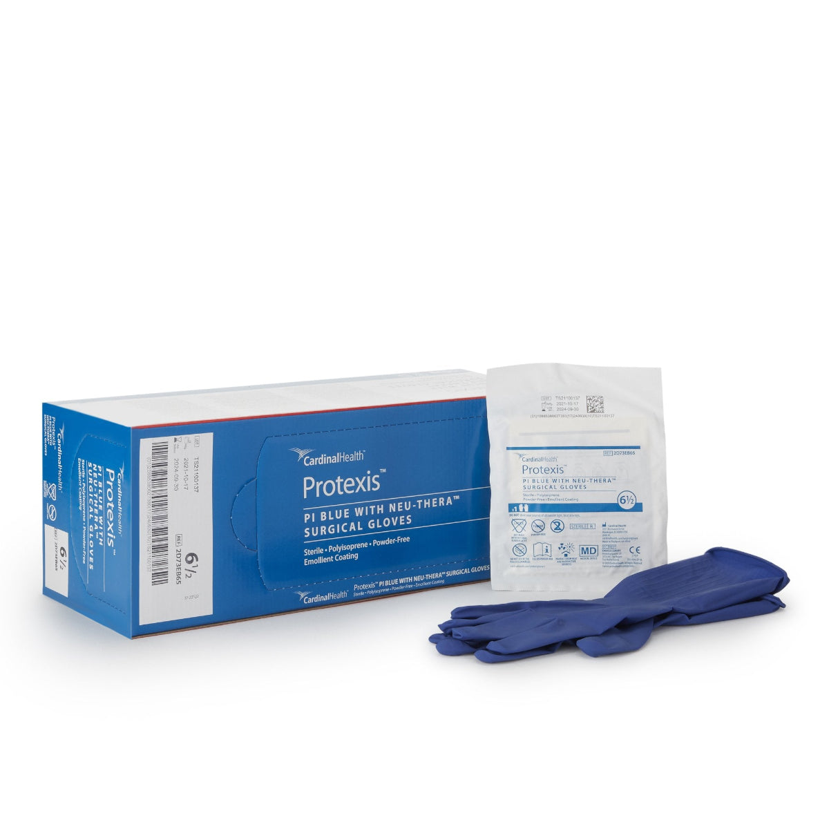 Protexis™ Blue with Neu-Thera® Polyisoprene Surgical Glove 6 Box of 50