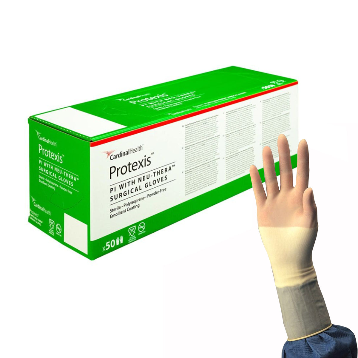 Protexis™ PI with Neu-Thera® Polyisoprene Surgical Glove 6 Box of 50