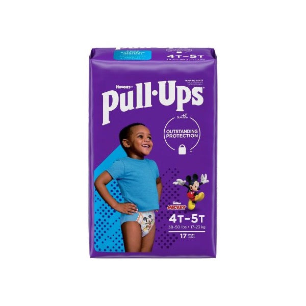 Pull-Ups Potty Training Pants for Boys 38 to 50 lbs. Case of 68
