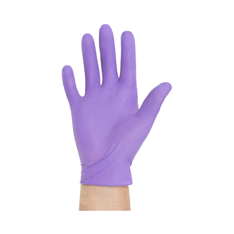 Purple Nitrile-Xtra™ Nitrile Extended Cuff Length Exam Glove S Box of 50