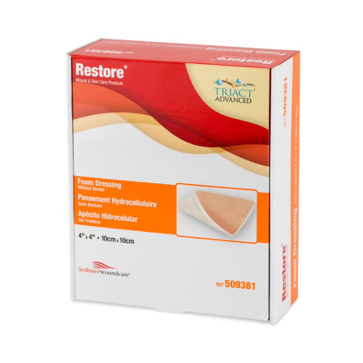 Restore™ Nonadhesive without Border Foam Dressing 1 Each