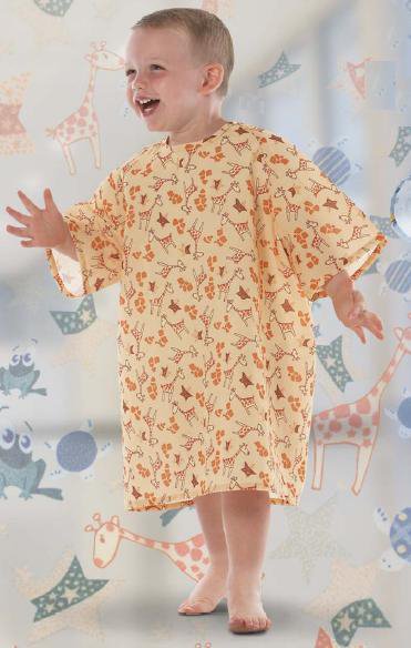 Reusable Printed Patient Exam Gown Bariatric 1 Each