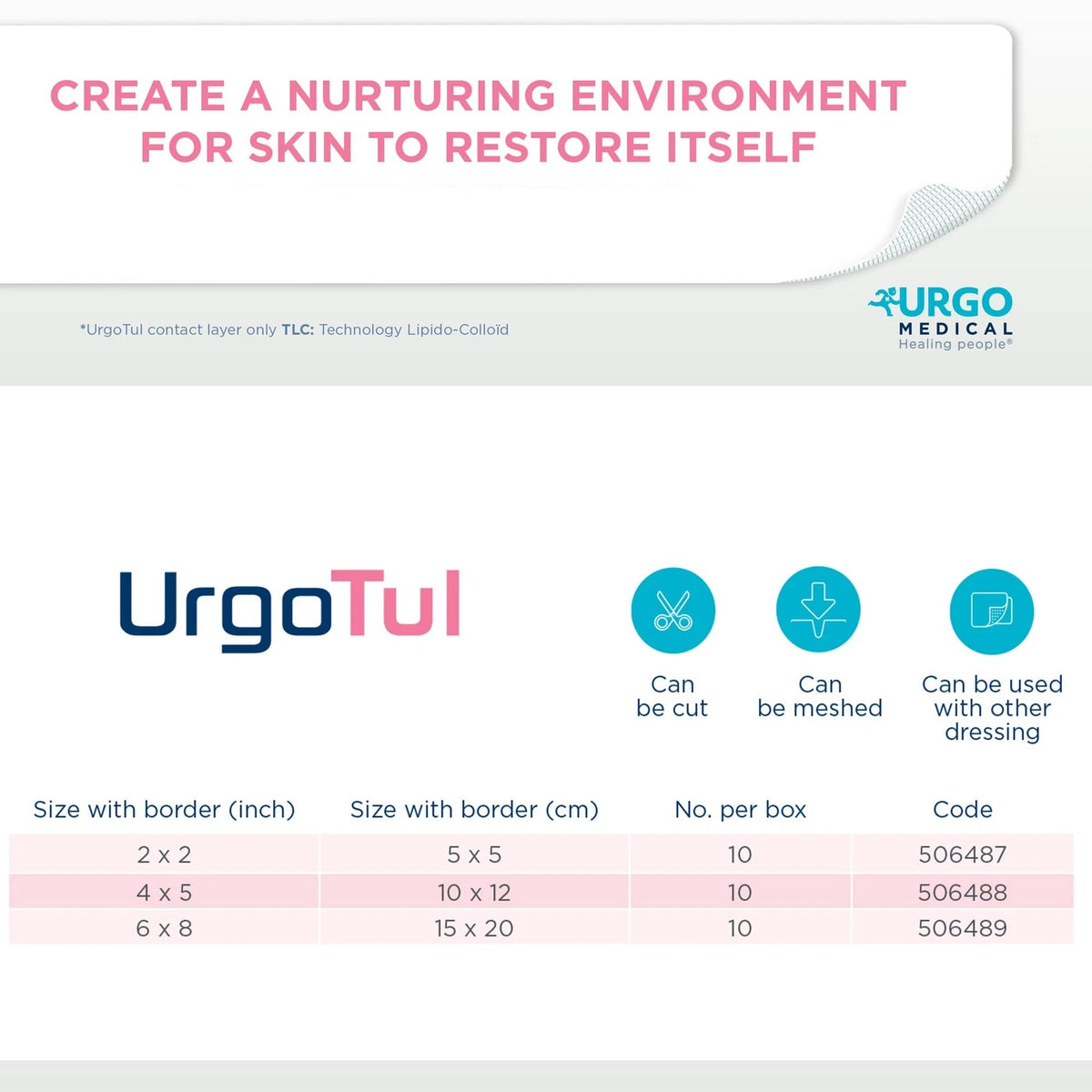 UrgoTul Impregnated Contact Layer Dressing